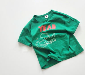 Open image in slideshow, Surfing Dino Tee
